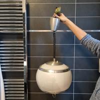 Lampadario vintage in plastica