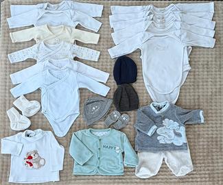 Lotto abbigliamento neonato 0/3 mesi