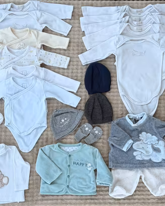 Lotto abbigliamento neonato 0/3 mesi