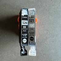 2 cartucce d’inchiostro originali Canon per stampa