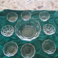 Coppette in vetro e cristallo