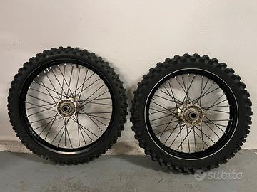 Cerchi KTM Excel cross gommati