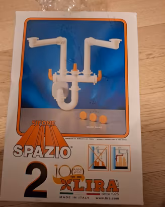 Sifone lavabo salvaspazio lira 2