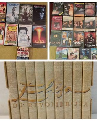LOTTO di 9 VHS e 33 DVD - Valuto proposte