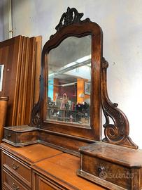 Specchio vintage cin 2 cassetti
