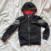 Felpa Adidas Messi nera con cappuccio