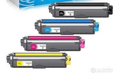 4 cartucce toner: 1 Nero, 1 Ciano , 1 Magent
