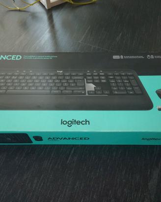 Kit Wireless Logitech Advanced Tastiera + Mouse
