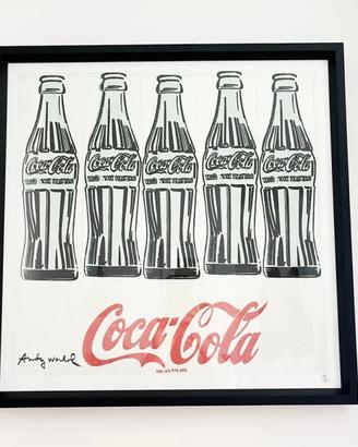 Andy warhol Coca-Cola litografia efizione limitata