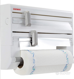 Portarotolo scottex, pellicola, alluminio Leifheit