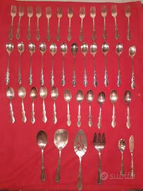 Servizio 41 Posate WM Rogers MFG.CO. Silver Plated