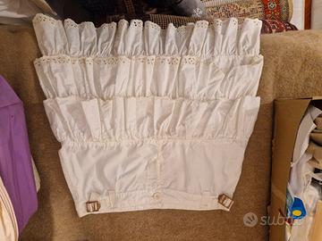 gonna romantica balze jeans