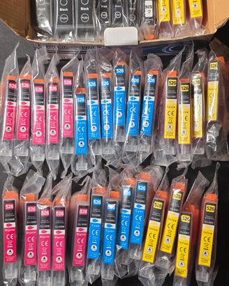 cartucce stampanti Canon CLI 526 e CLI 525