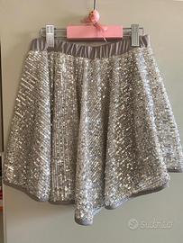 Gonnellina bambina con paillettes