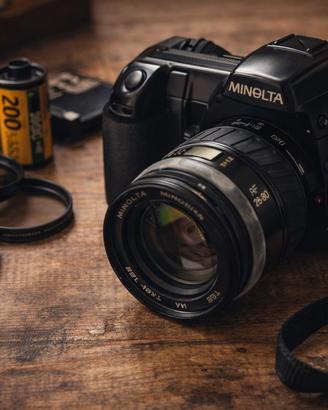 Minolta Dynax 500si + obiettivo AF 28-80 + Filtri