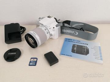 Reflex Canon 100D Touch Screen White Rarissima!