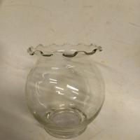 Vaso In Vetro Lavorazione Semi-manuale H Cm 13 Dia