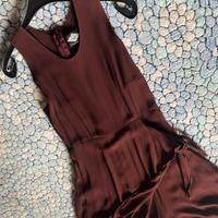 Abitino a pantaloncino color Borgogna