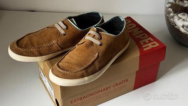 scarpe Camper Motel Uomo - Cammello e Azzurro - 40