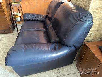 divano in pelle reclinabile marca divani e divani