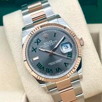 Rolex Datejust 36 Everose Wimbledon Full Set