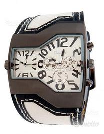 Orologio BRACCIALE militare doppio QUADRANTE new