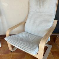 Sedia sdraio in legno