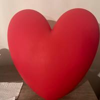 Lampada a forma di cuore design