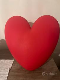 Lampada a forma di cuore design