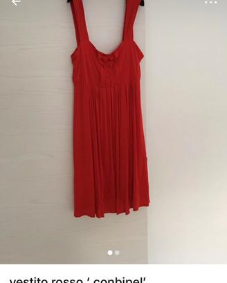 vestito rosso ‘Conbipel’