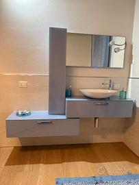 Bagno scavolini vetro azzurro 