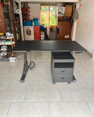 Scrivania Elettrica Ultradesk + Cassettiera