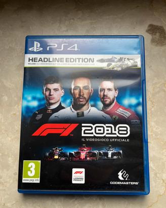 F1 2018 headline edition per ps4