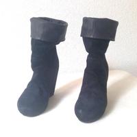 Stivali donna in pelle blu scura Vic Matiè N. 38