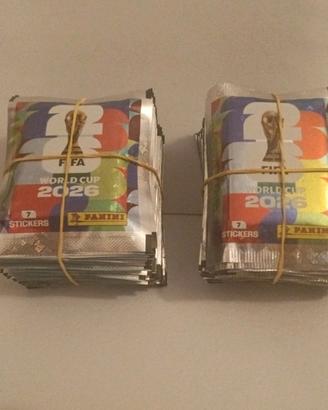 n.100 bustine figurine Mondiali 2026 Panini
