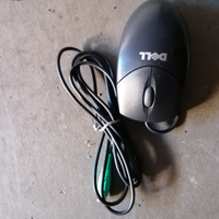 Mouse nero Dell 2 tasti, usb