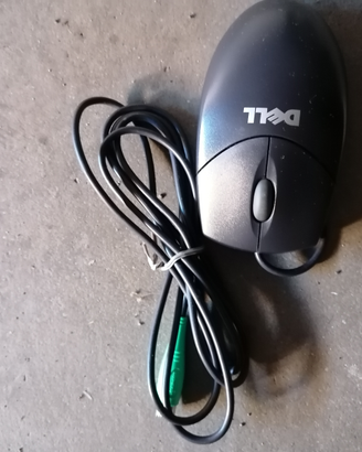 Mouse nero Dell 2 tasti, usb