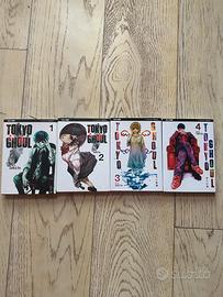 Manga Tokyo Ghoul volumi da 1 a 4