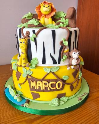 Torta compleanno re leone