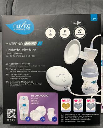 Tiralatte elettrico NUVITA mod. MATERNO SMART X