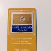 Tessera Filatelica Francobollo Posta Prioritaria