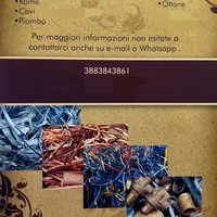 Compriamo metalli rame ottone eccet