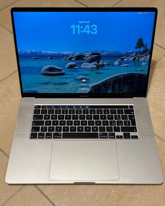 MacBook Pro 16”  i7 6 Core 16Gb 512Gb radeon 4Gb