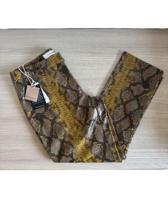 Pantaloni Silvian Heach effetto pitone / pitonato