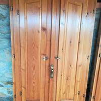 Infissi in legno a semicerchio