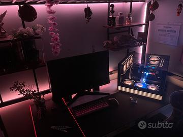 Setup Gaming PC+Monitor+Altoparlanti