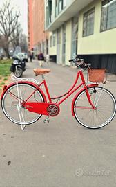 Bici Donna Vintage Rosso 26"