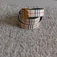 Cintura Reversibile Con Monogram Unisex