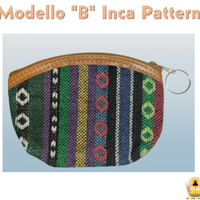 Portafoglio portamonete portachiavi etnico