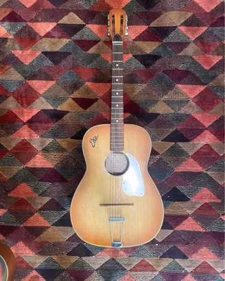 Chitarra acustica vintage Eko p8 1963